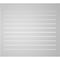 Ekena Millwork Vertical Surface Mount PVC Gable Vent: Functional, w/ 2"W x 2"P Brickmould Sill Frame, 38"W x 34"H GVPVE38X3403SF - alternate 3
